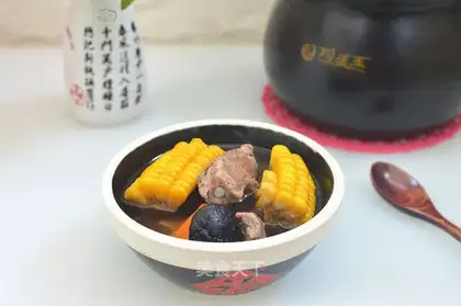 Frozen corn ribs soup