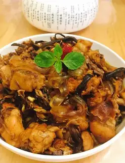 Chicken stew mushrooms