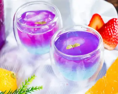 A starry fruit bubble