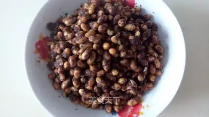 Shrimp soybeans
