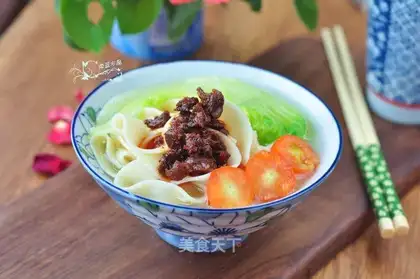 Chicken soup noodles