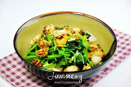 Spinach platter