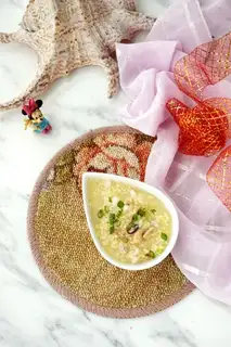 Scrambled rice congee