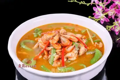 Snacks boil shrimp