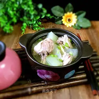 Duck leg toad soup