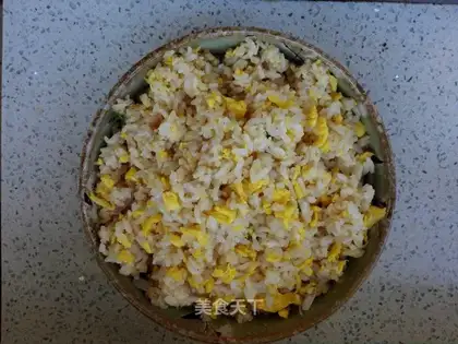 It's a regular egg fried rice