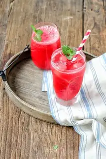 Ice melon juice