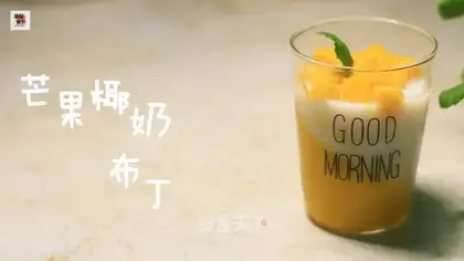 Mango broccoli pudding