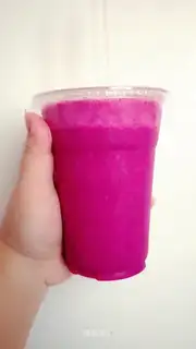 A red milk of flamingo