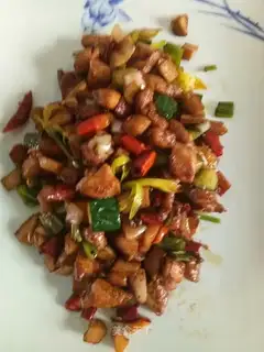 Fried meat