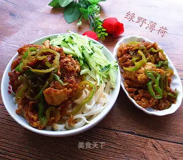 Egg sauce noodles