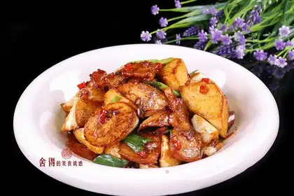 White fried meat