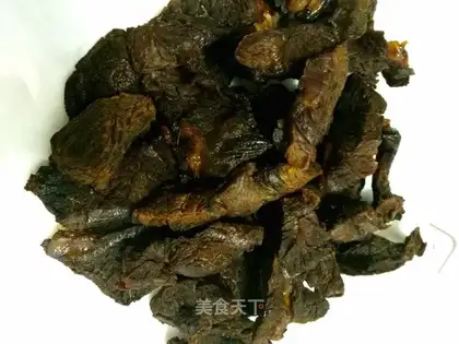 Homemade beef jerky