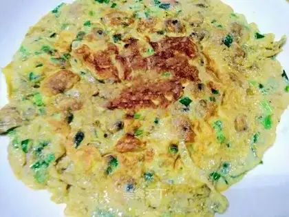White meat fried eggs