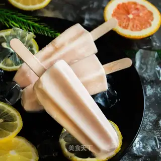 Peach ice cream