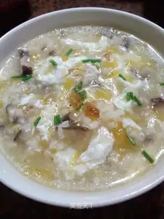 Bone soup baby porridge
