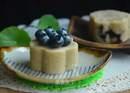 Blueberry with omelet