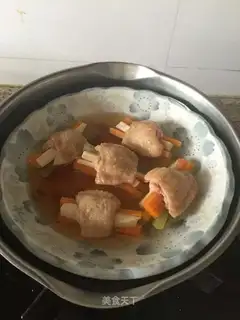 Vegetable chicken wings