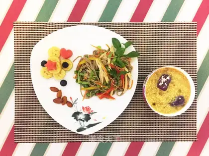 Gold congee