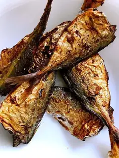 Fatten-free snacks: seafish fried in air