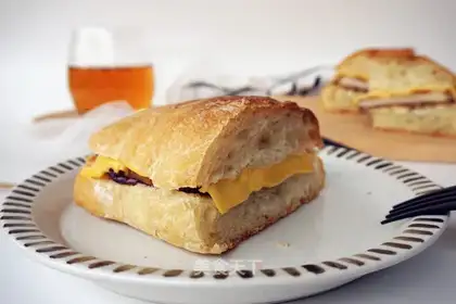 Roast eggplant sandwich