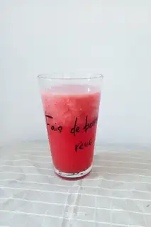 Old popsicle watermelon juice