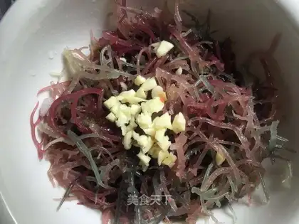 Frozen seaweed