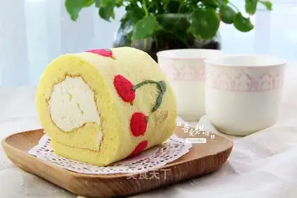 Cherry Cake roll