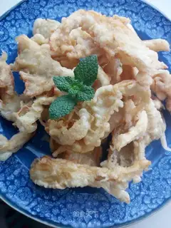 Softly fried mushrooms
