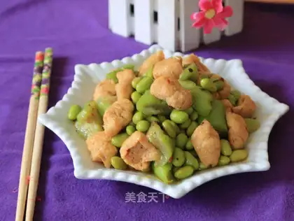 The silkmelon, the soybeans