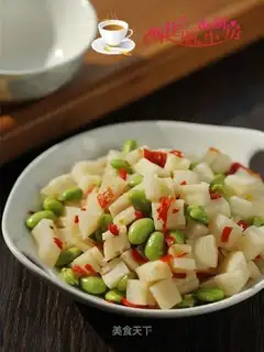 Creaming peppers and peas