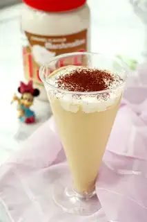 Cotton candy coffee shake