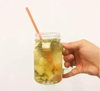 Peach and fruit tea