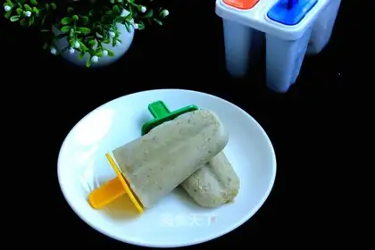 Green soy cream bar ice