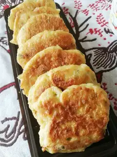 The shrimp pancakes for the groceries