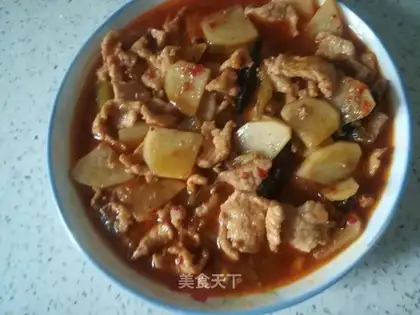 Boiled meat