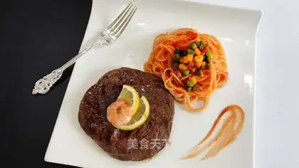 Steak pasta