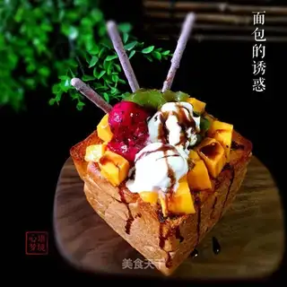 The bread meets ice cream