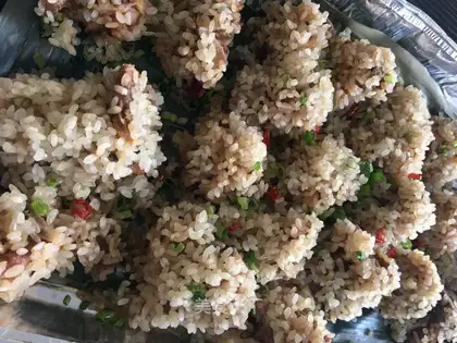 Spicy rice ribs