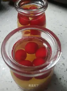 Homemade cherry jelly
