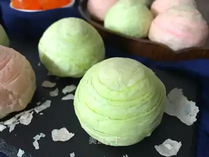 Color spiral souffle