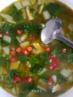 Tofu soup