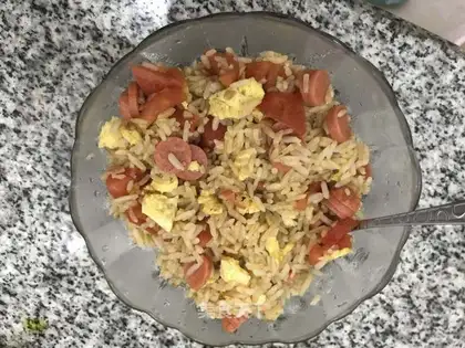 Tomato egg fried rice