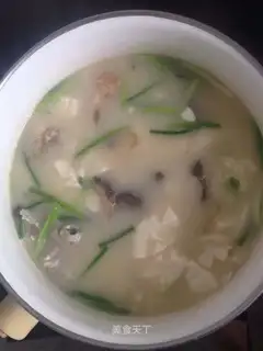 Fish tofu soup