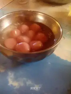 Purple sweet little soup