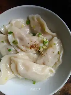 Mixing water dumplings