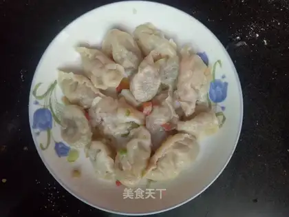 Three fresh dumplings