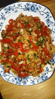 Chili fried meat