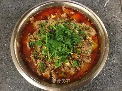 Scrambled beef