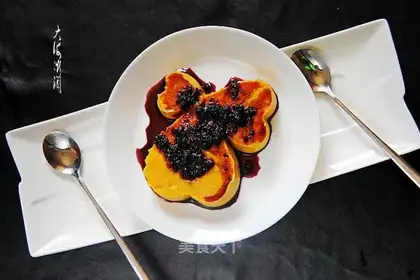 Potato mango pudding